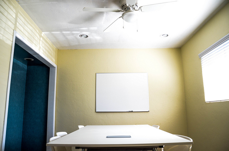 Conference room inside Coworking on 15th Ave in Phoenix