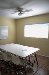 Another view of the second conference room of Coworking on 15th Ave in Phoenix