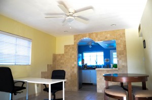 One of the shared space rooms of Coworking on 15th Ave